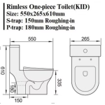 Richford R747 整體式自由咀兒童座廁